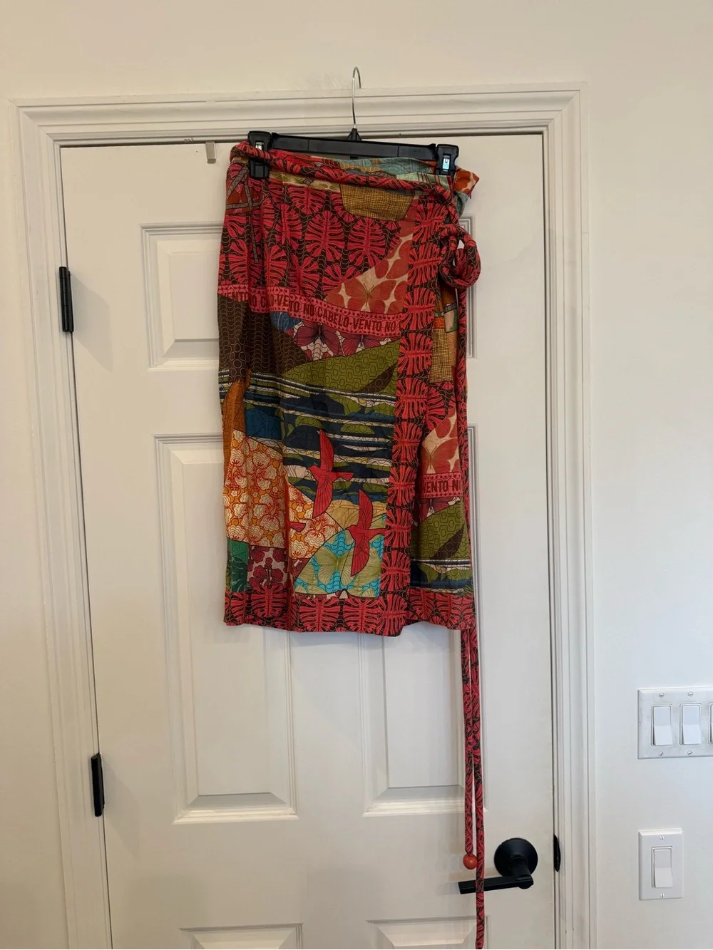 NWT Farm Rio Beach Desire Linen Tropical Skirt Wrap Medium